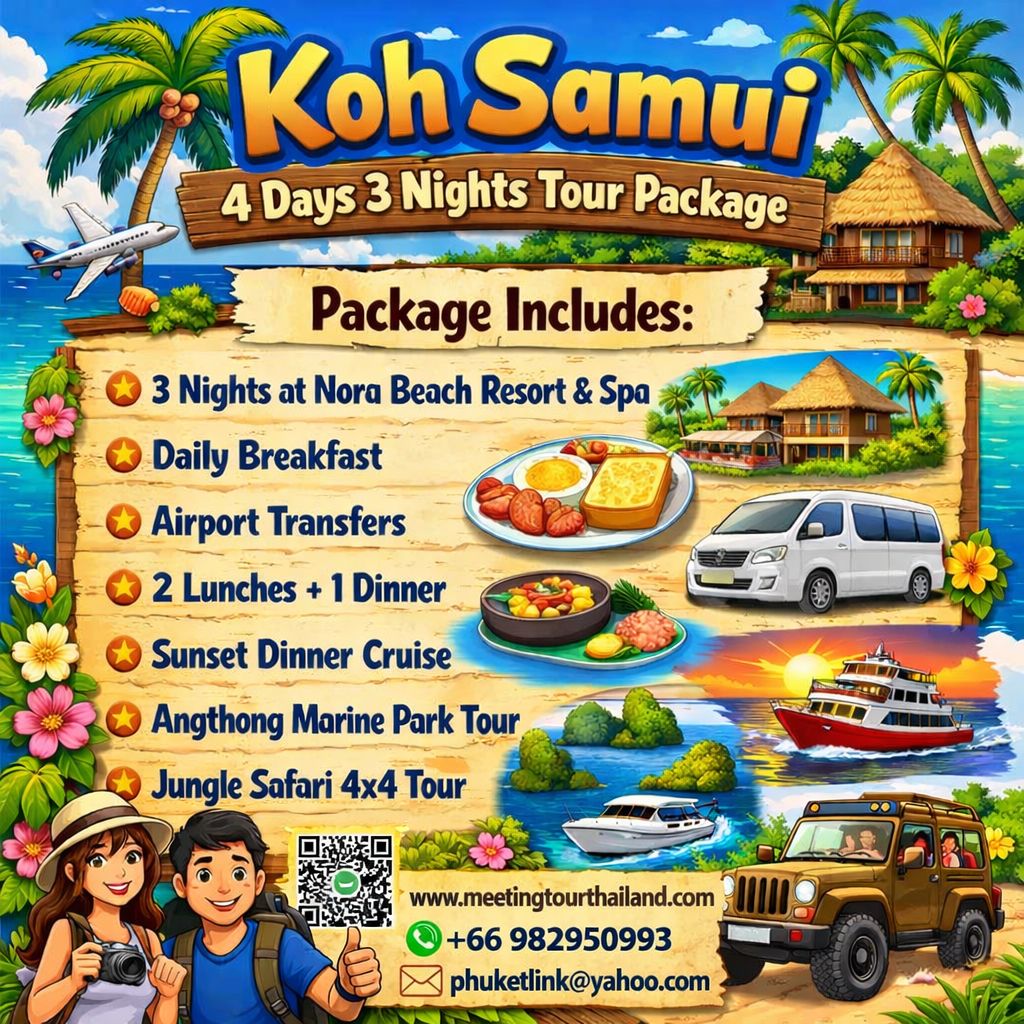 Koh Samui 4 Days 3 Nights Tour Package
