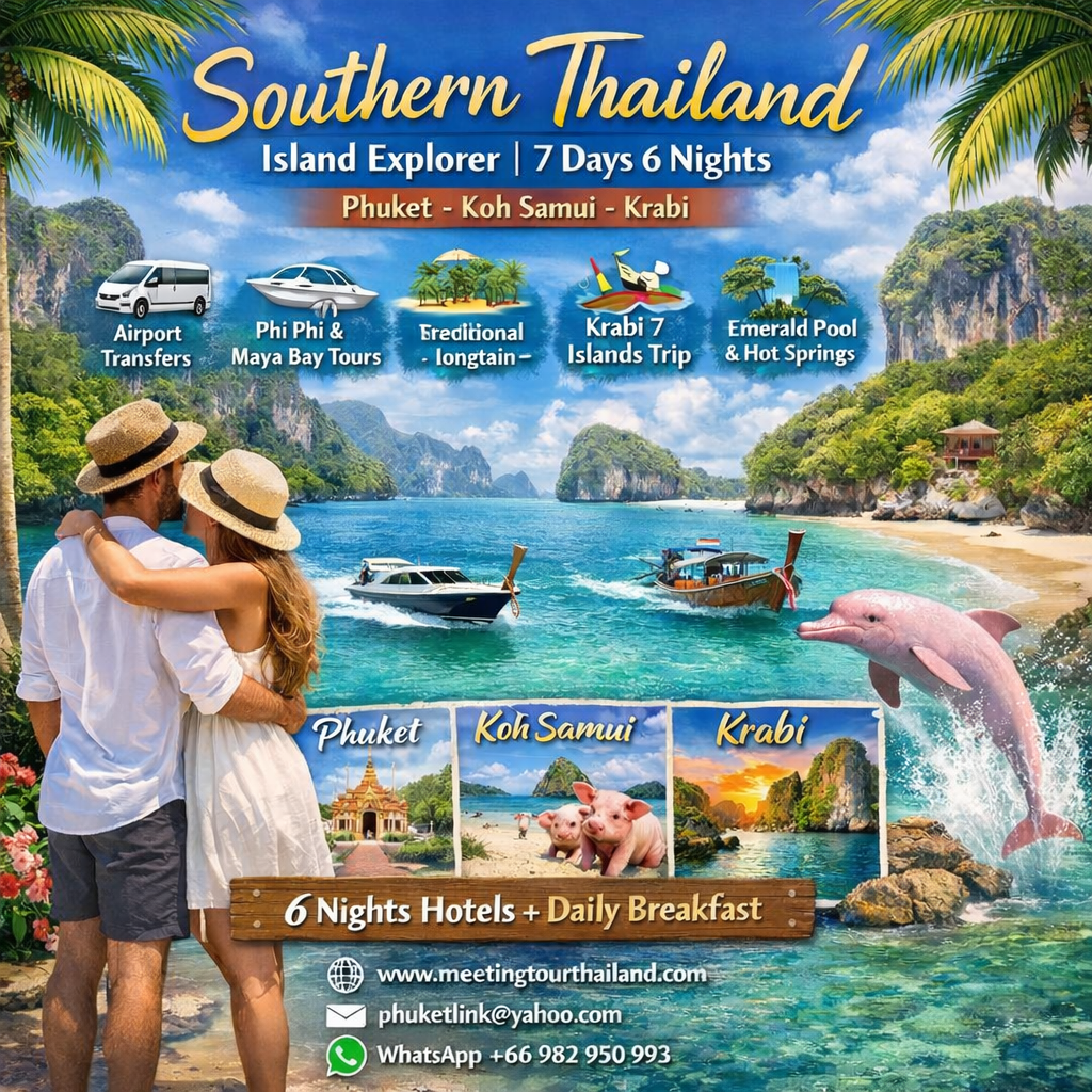 Phuket – Koh Samui – Krabi | 7 Days / 6 Nights
